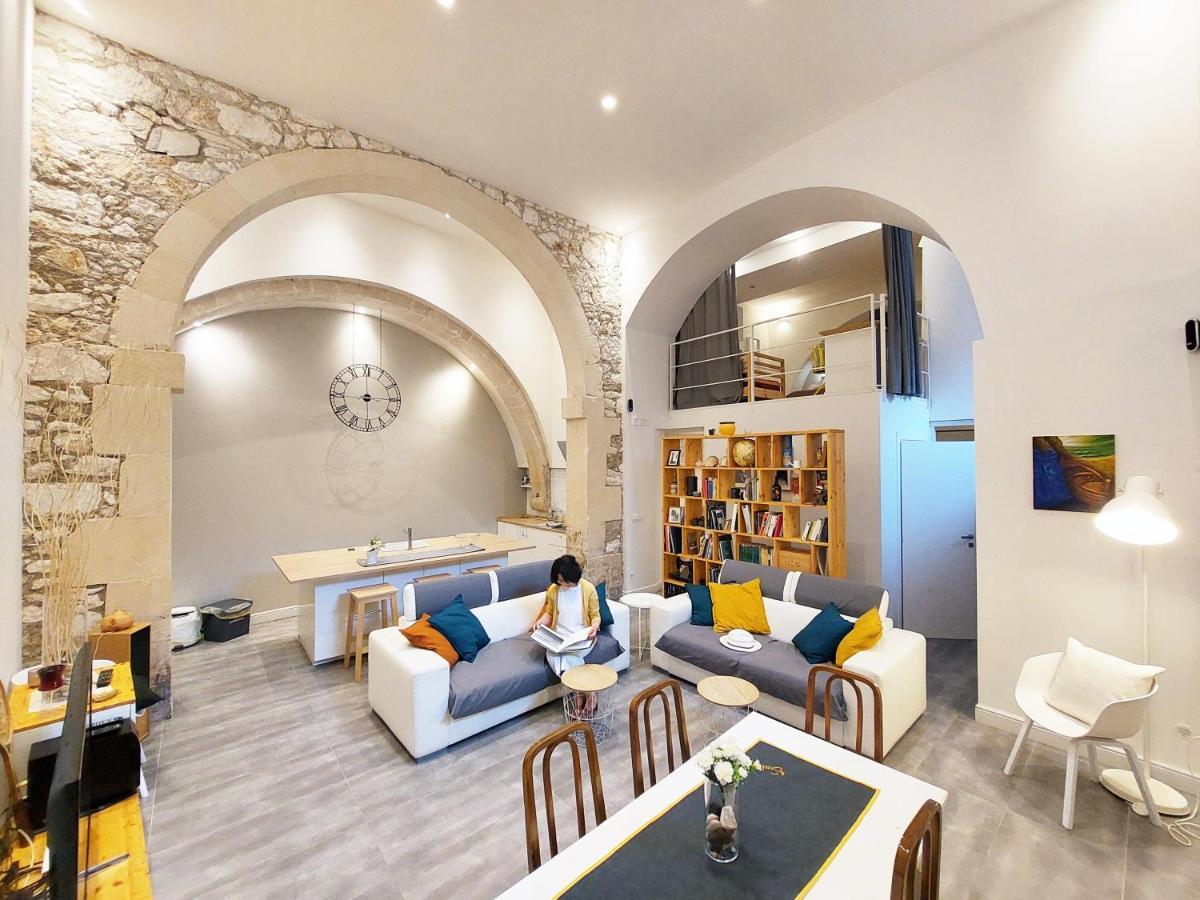Double Loft Lägenhet Syrakusa Exteriör bild